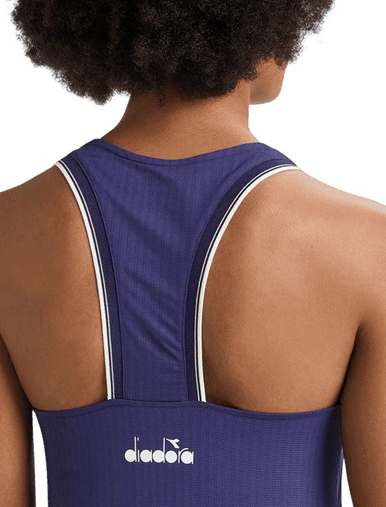 Топ женский Diadora L Core Tank W, Голубой Нью-Йорк (XS)