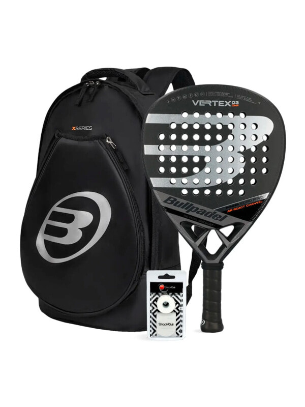 Набор для падел-тенниса Bullpadel Vertex 03 + Bag Tour Black
