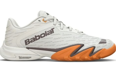 (EU) Кроссовки мужские Babolat Premura 3 White/Orange, Бежевые (р. 44.5)