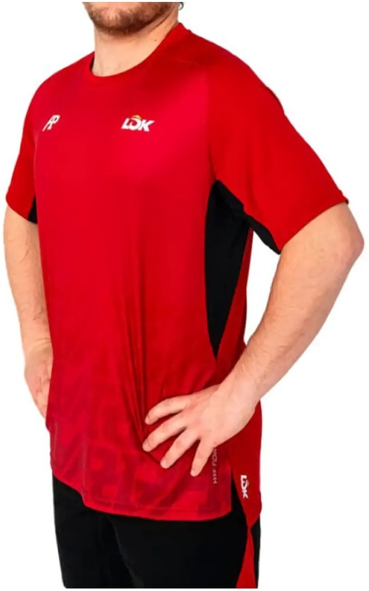 (EU) Футболка мужская Lok Hood A1Padel, Красная (2XL)