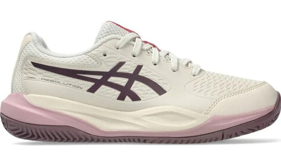 (EU) Кроссовки женские Asics Gel-Resolution X Gs Clay White/Lilac Junior 1044A080, Белые (р. 39)
