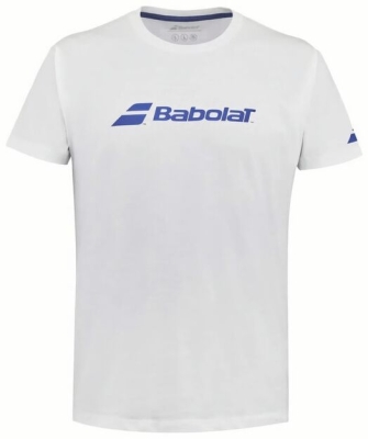 (EU) Футболка для мальчиков Babolat Exercise, Белая (M/L)