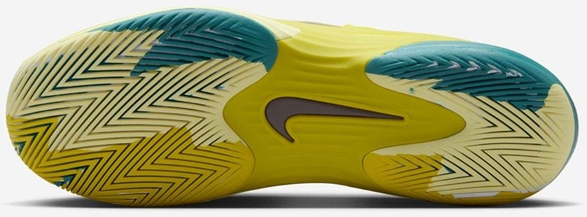 Кроссовки мужские Nike Vapor 12 Premium, Жёлтые/Серые, с амортизацией Air Zoom (р. 46)