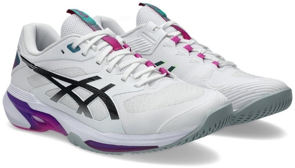 Кроссовки мужские Asics Solution Speed FF 4, Белые/Чёрные (р. 28,5)