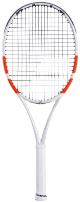 Ракетка для тенниса Babolat Pure Strike Lite 2024, ручка 1, Белая/Красная/Чёрная