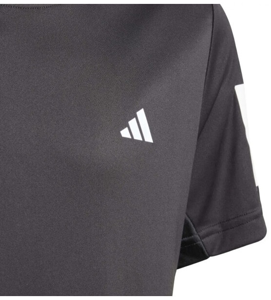 (EU) Футболка для мальчиков Adidas B Club 3Stripes KQJ40, Чёрная (рост 164 см)