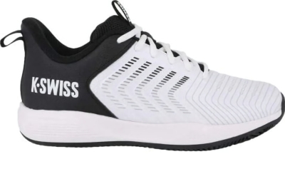 (EU) Кроссовки мужские Kswiss Ultrashot Light Clay White/Black 04742-102-M, Белые (р. 41)