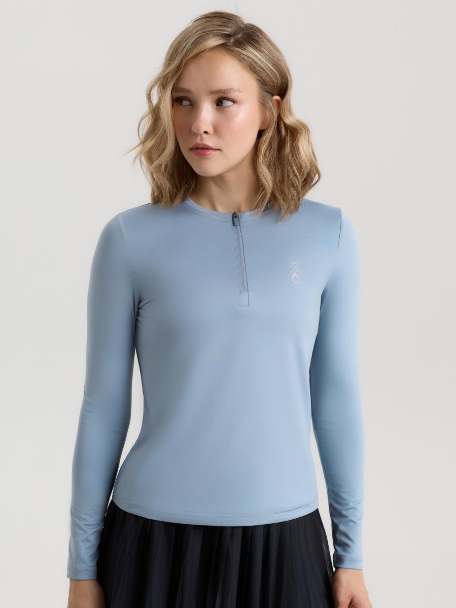 Лонгслив женский 7/6 Maya Longsleeve - Arona, Голубой (2XS)