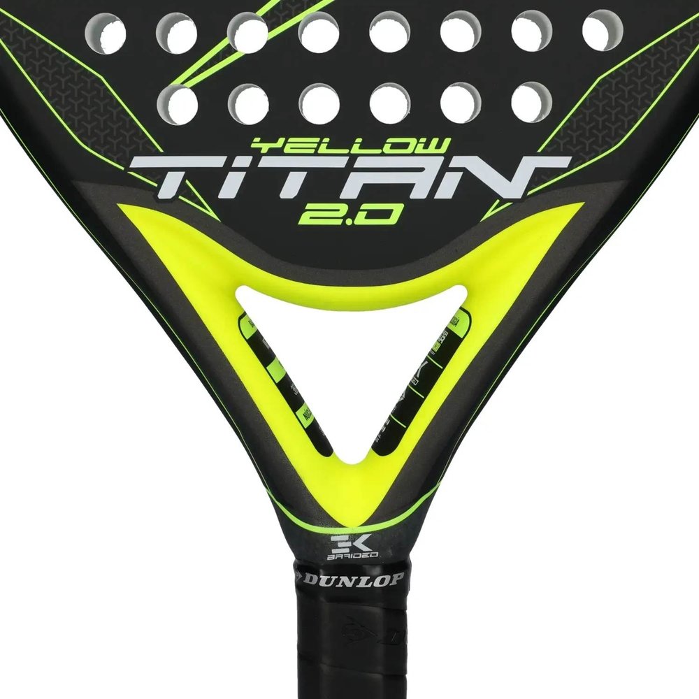 (EU) Ракетка для падел тенниса Dunlop Titan 2.0 Yellow