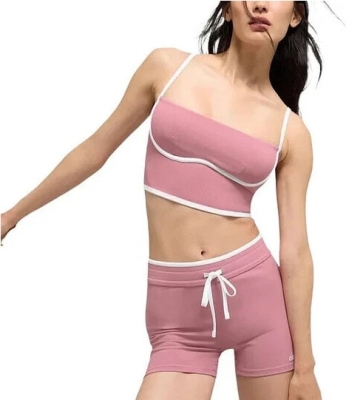 (CN) Топ Alo Yoga Airbrush Streamlined Bra Tank, Розовый (M)