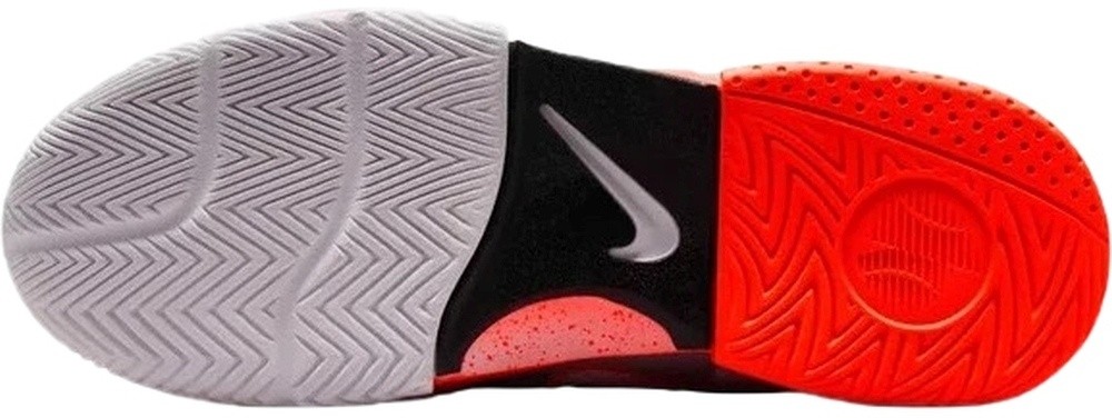 Кроссовки мужские Nike Court Vapor Lite 4 HC, Серый/Красный (р. 29)
