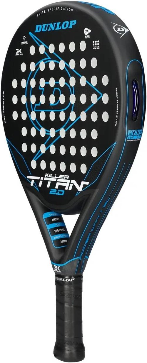 (EU) Ракетка для падел тенниса Dunlop Titan Killer 2.0 2024