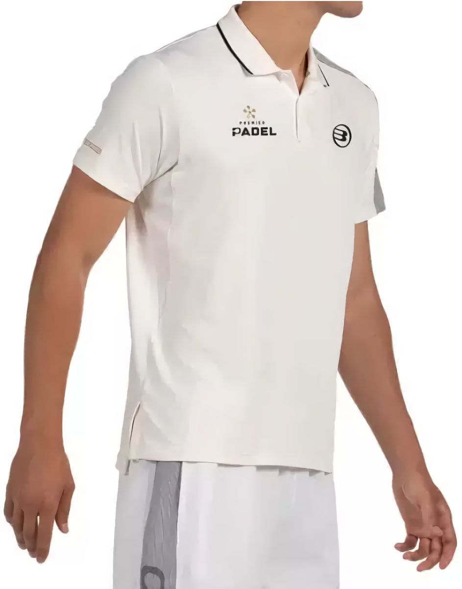 (EU) Поло мужское Bullpadel Patron, Бежевое (XL)