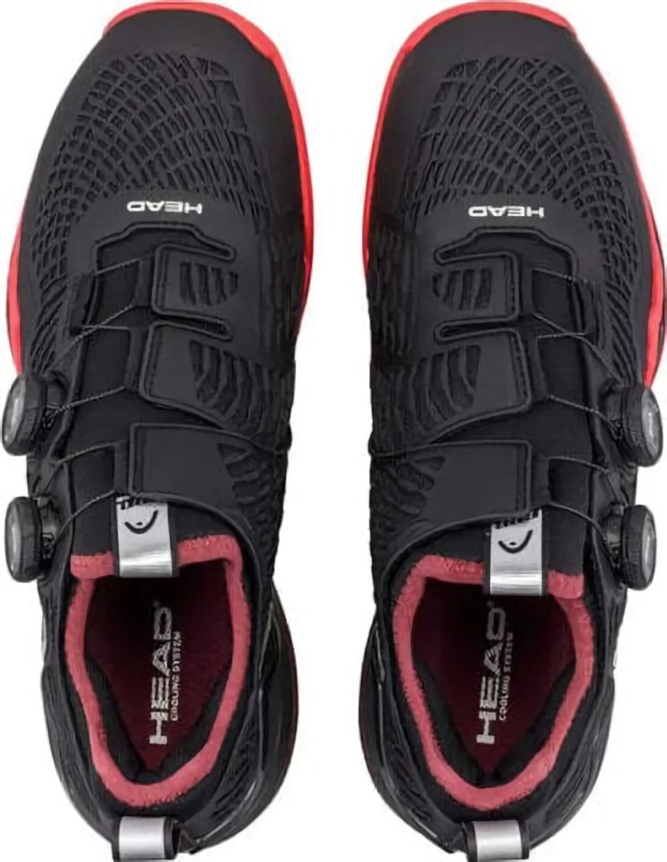 (EU) Кроссовки мужские Head Endure Pro Boa Clay Black/Red 273016, Чёрные (р. 42)