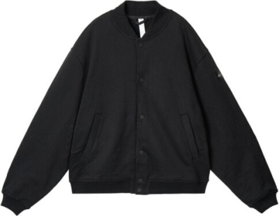 (CN) Бомбер Alo Yoga Renown Varsity Jacket, Чёрный (S)