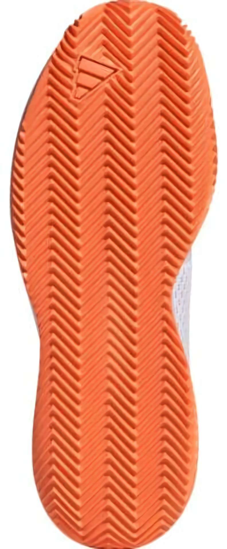 (EU) Кроссовки мужские Adidas Courtflash Speed 2 White/Orange Jr4508, Белые (р. 44 2/3)