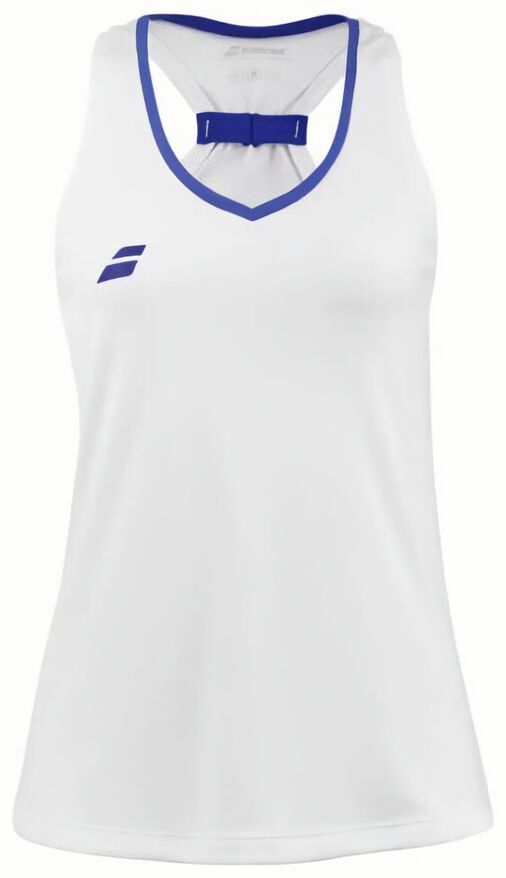 (EU) Майка женская Babolat Play без руквов 3WP2071, Белая (L)
