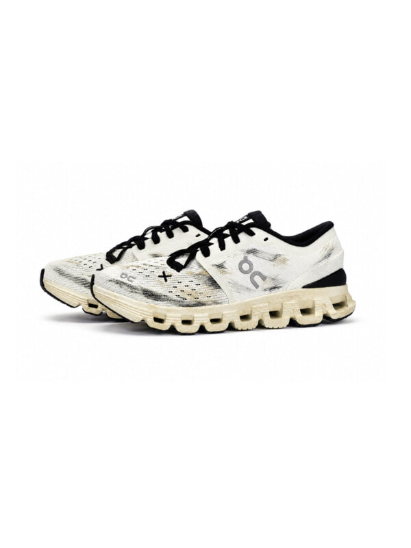 On Cloud X4 Running Shoes Unisex Low-top Black/White/Gray/Yellow