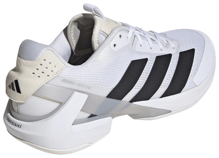 Кроссовки мужские Adidas Adizero Ubersonic 5 M, Белый/Черный/Серебро (р. EUR 44)