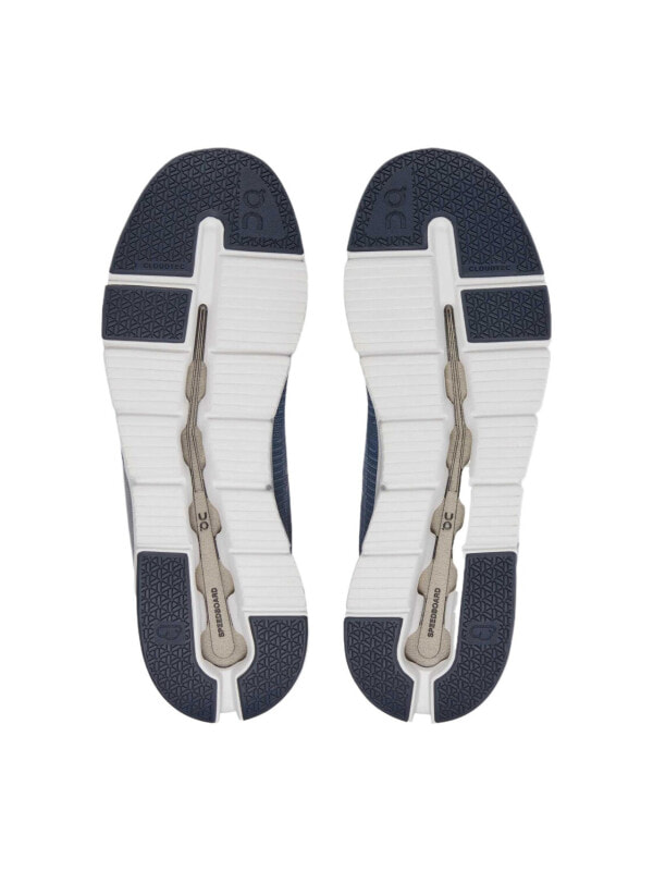 On Comfortable Round Toe Low top Running Shoes Men's Blue Gray