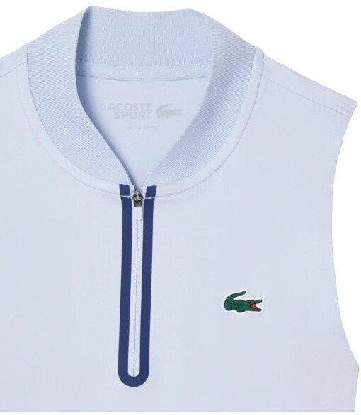(EU) Поло женское Lacoste Players Collection, Голубое (р. 36)