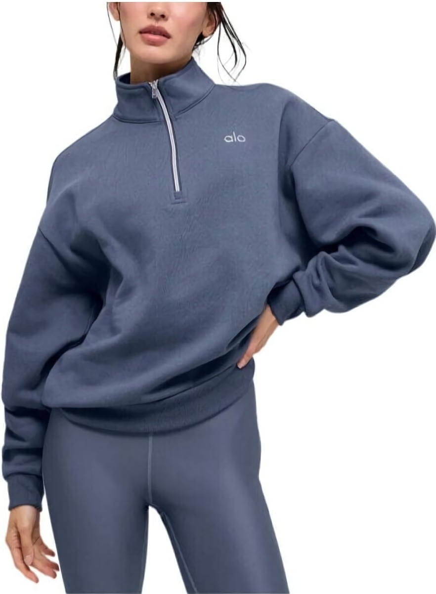(CN) Свитшот унисекс Alo Yoga Accolade Sweatshirt, Коричневый (S)