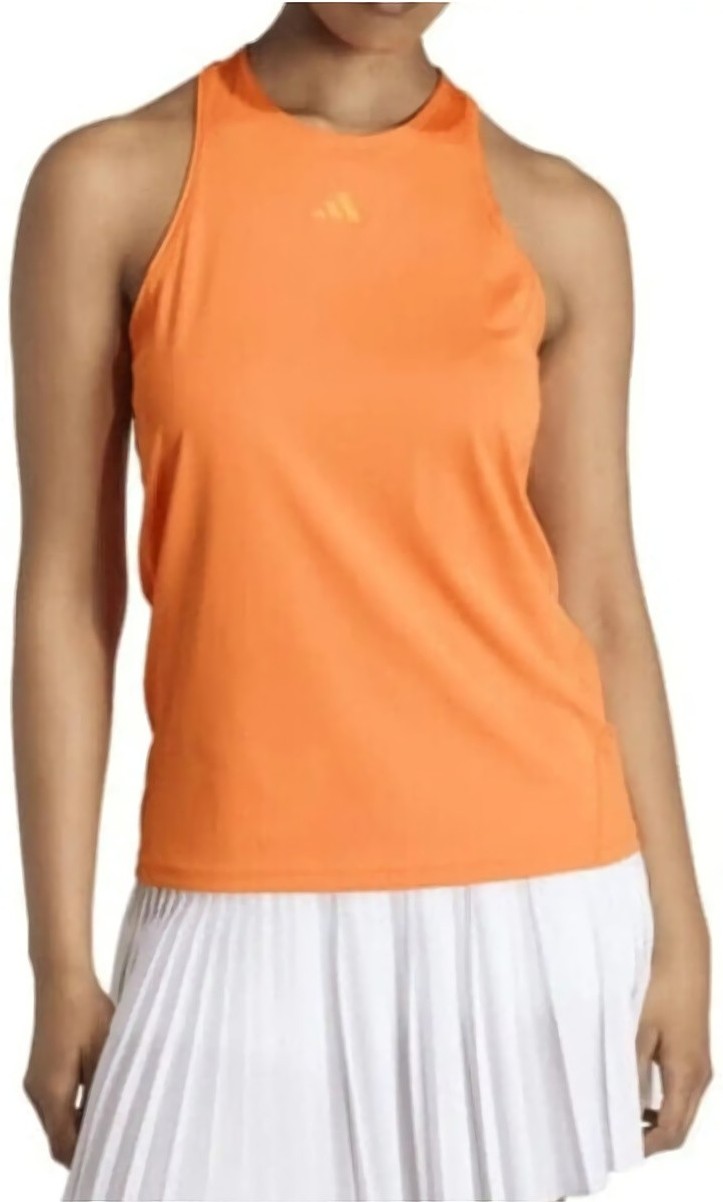 (EU) Майка женская Adidas Club Woman, с технологией AEROREADY, из переработанных материалов, Оранжевая (L)