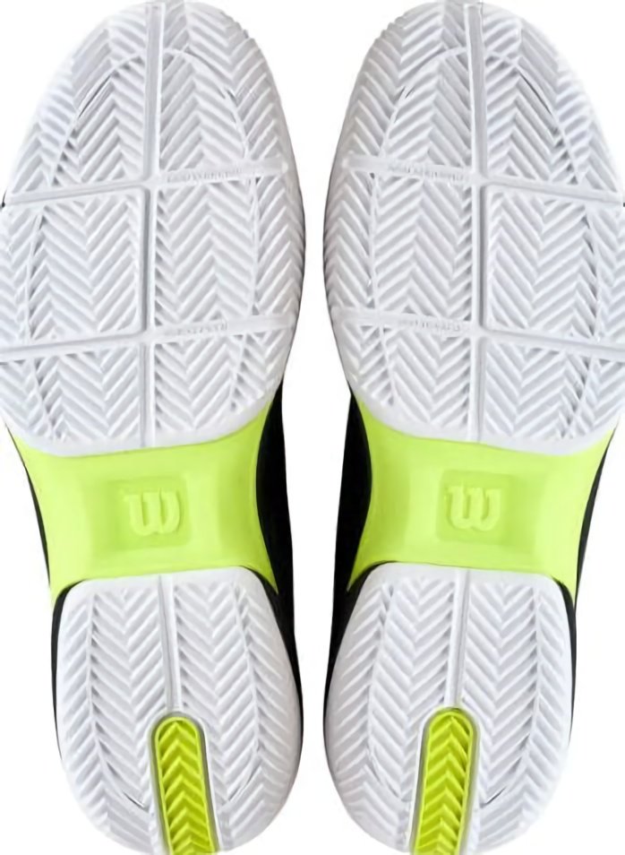 (EU) Кроссовки мужские Wilson Rush Lite 5 Clay Black Wrs338730, Чёрные (р. 42 2/3)