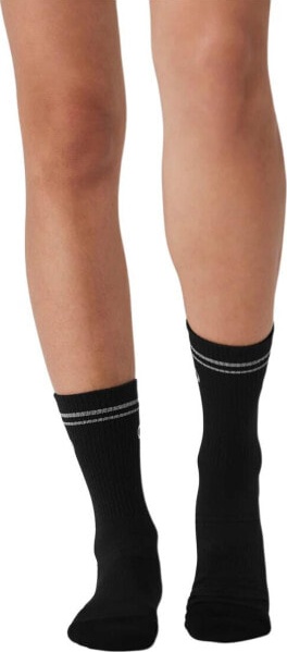 (CN) Носки унисекс Alo Yoga UNISEX HALF CREW (1 пара), Чёрные (M)