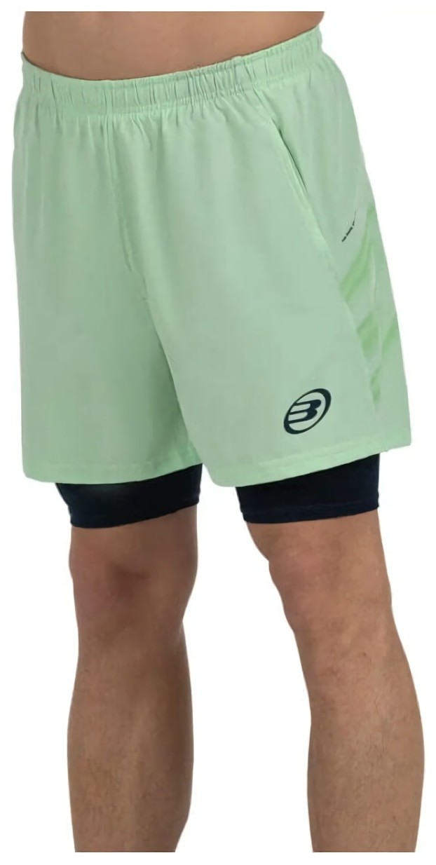 (EU) Шорты мужские Bullpadel MANSIL SHORT, Зелёные (XL)