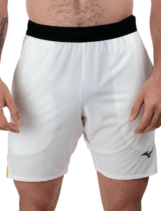 Шорты мужские Mizuno Daybreakers 8in Shorts M, Белые/Оранжевые (S)
