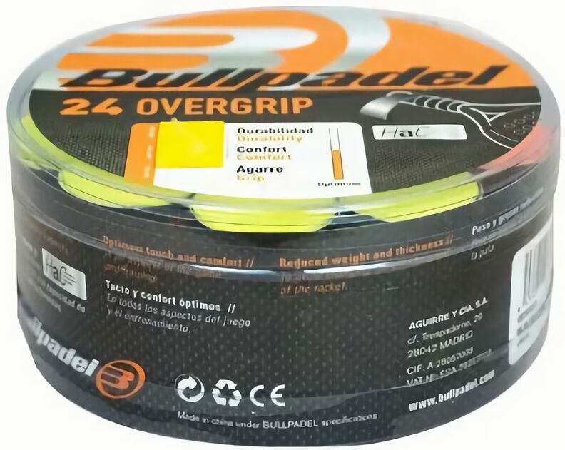 (EU) Овергрип для ракетки Bullpadel, GB-1605, Мультиколор (24 шт)