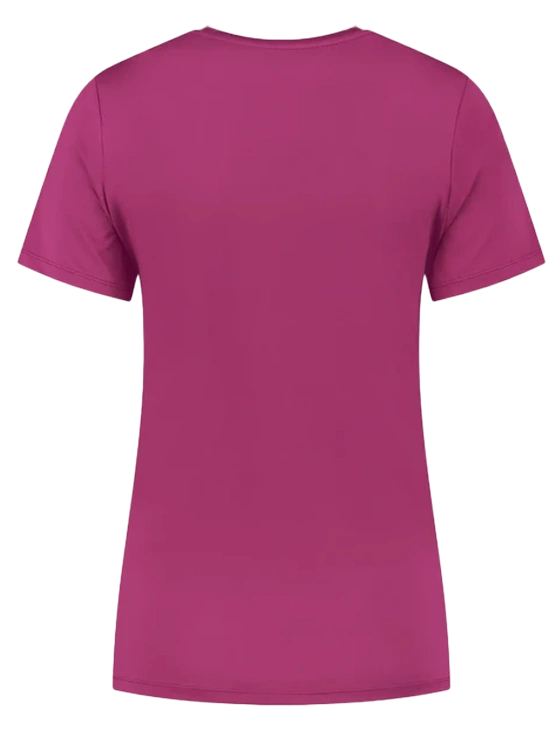 Футболка женская Dunlop Crew T-Shirt W, Пурпурная (L)