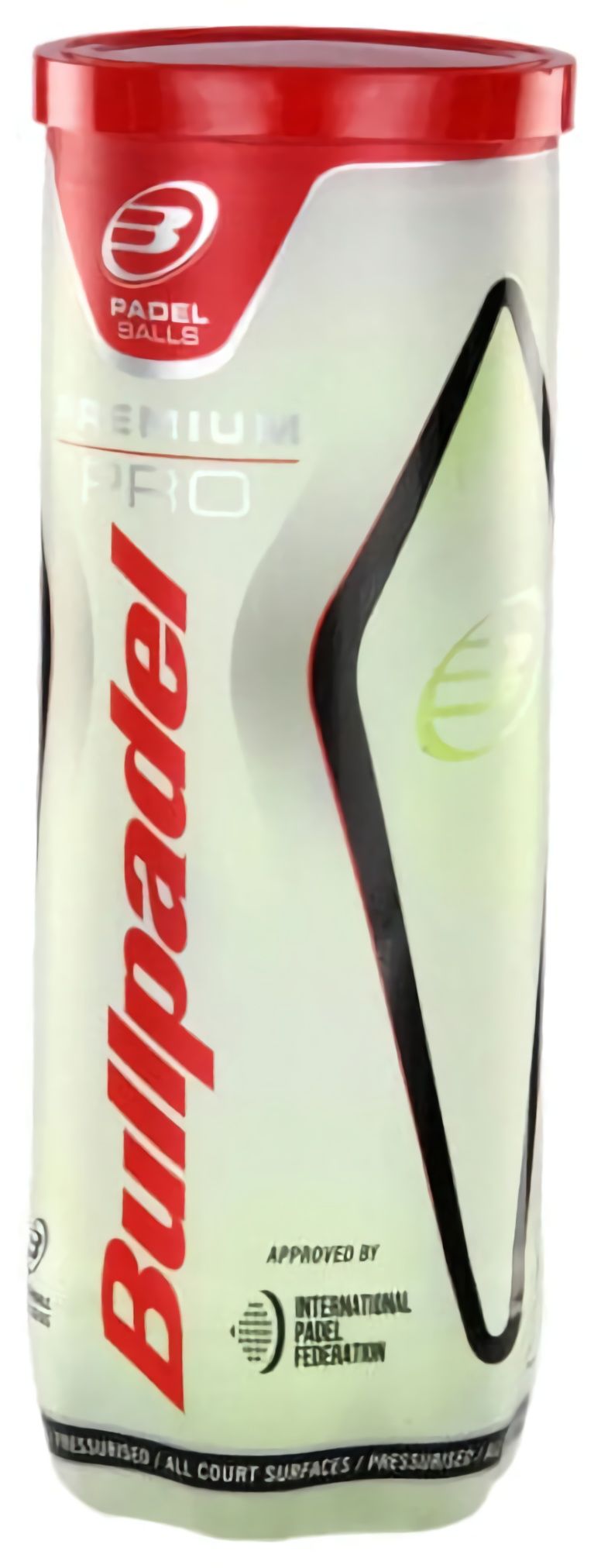 (EU) Мячи для падел тенниса Bullpadel Premium Pro (3 шт)
