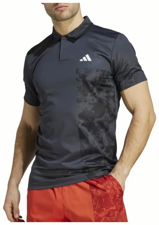 (EU) Поло мужское Adidas Paris FRL, Чёрное (S)