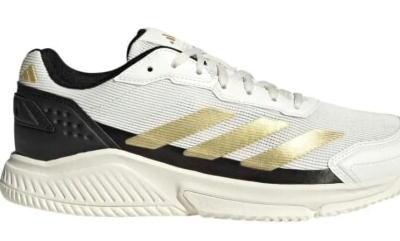 (EU) Кроссовки мужские Adidas Courtquick Padel M, Золотистые (р. 42 2/3)