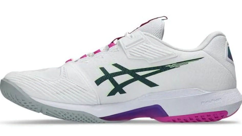 (EU) Кроссовки мужские Asics Solution Speed Ff 4 White/Lilac 1041A532, Белые (р. 44.5)