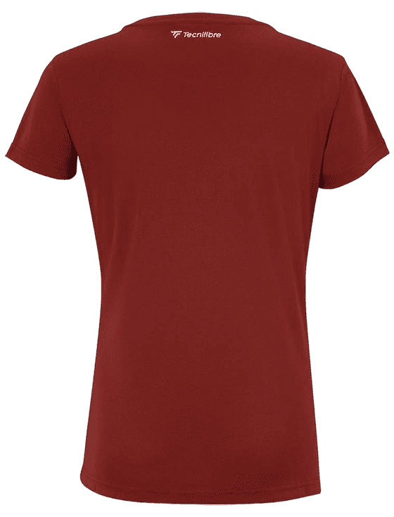 Футболка женская Tecnifibre Team Tech Tee W, Кардинал (S)
