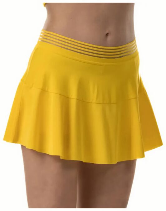(EU) Юбка женская Drop Shot Sun Skirt, Жёлтая (XL)