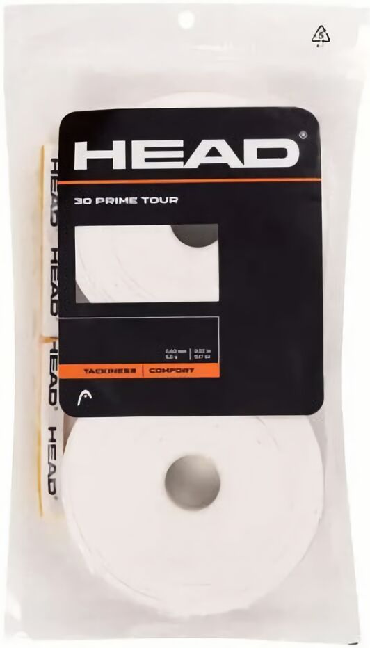 (EU) Овергрип для ракетки Head Prime Tour, Белый (30 шт)
