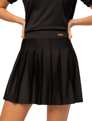 Юбка женская Raqueta High-Grade W плиссе, Абсолютно чёрная (2XS)