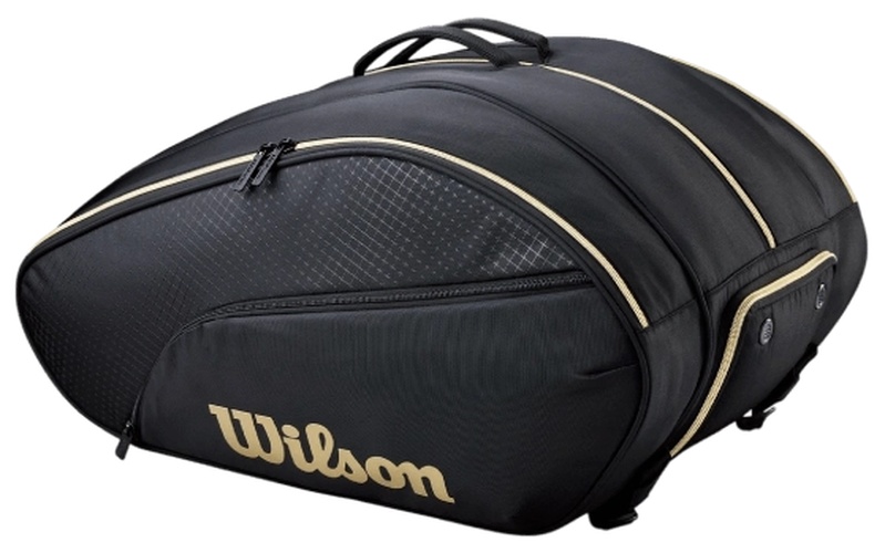 Сумка Wilson для падела Defy V1 Padel Bag, Черная/Золотая