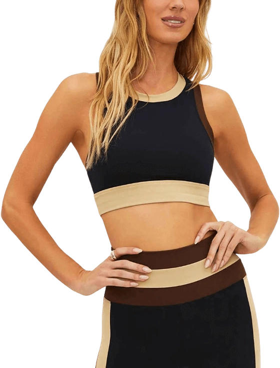 Топ женский Beach Riot Gwen Top W, Чёрный (XS)