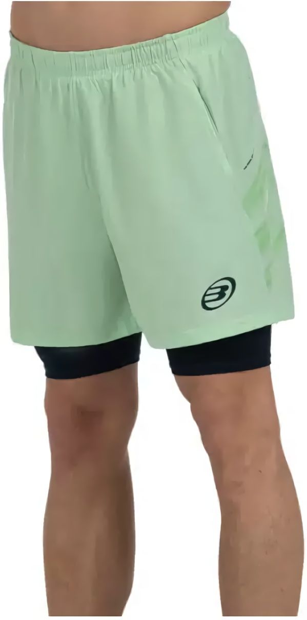 (EU) Шорты мужские Bullpadel Mansil, Зеленый (2XL)