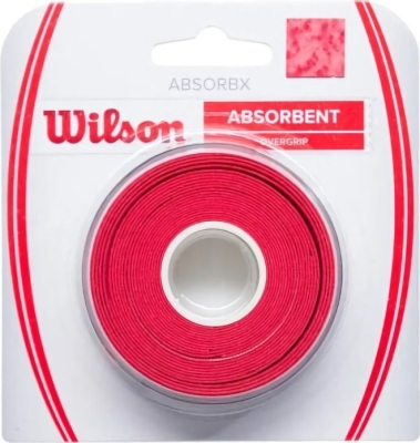 (EU) Овергрип для ракетки Wilson AbsorbX Roll, Красный