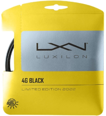 Струна для тенниса Luxilon 4G BLACK 125, Чёрная (12 м)