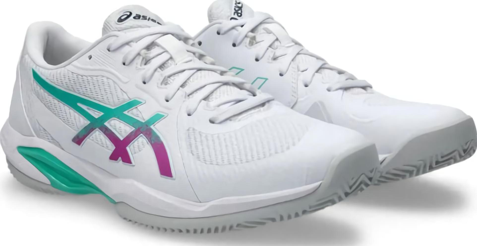 (EU) Кроссовки мужские Теннисные Asics Solution Swift Ff 2 Clay, Белые (р. 40.5)