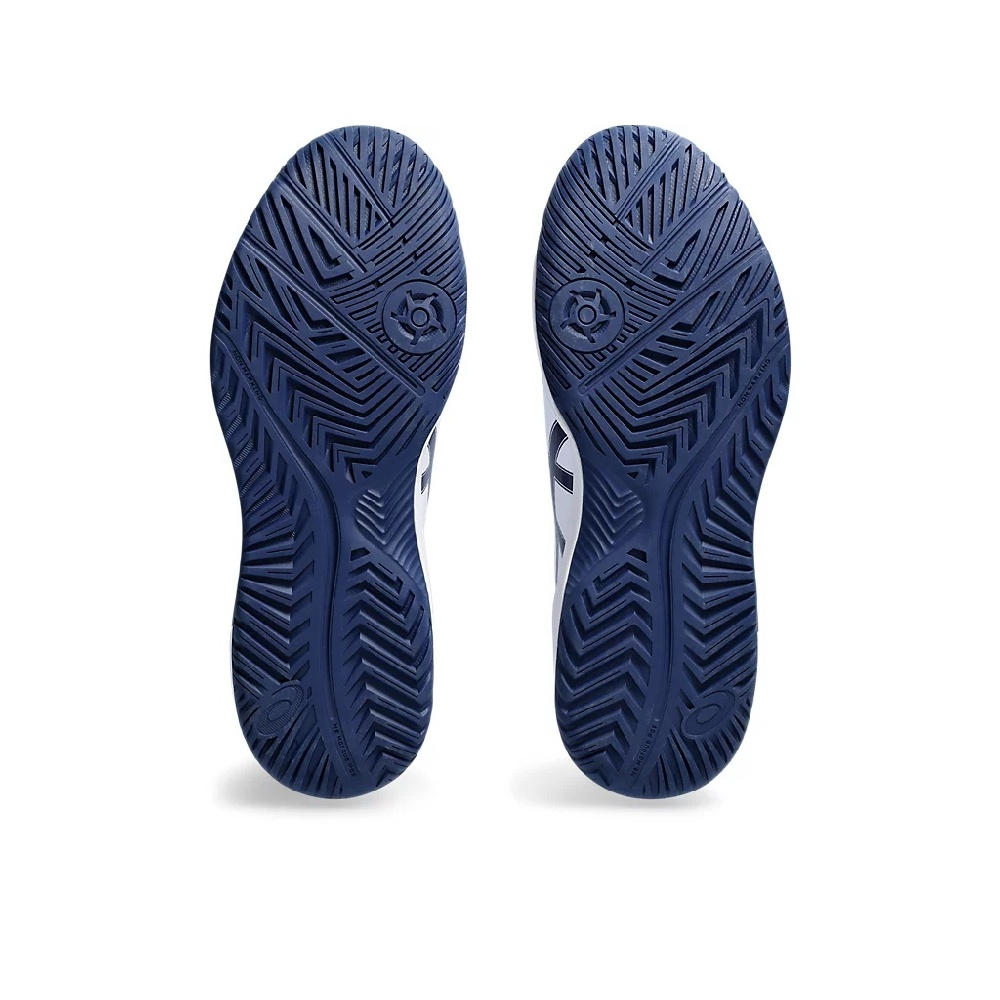 Кроссовки мужские теннисные Asics GEL-DEDICATE 8 , Белый/Темно-синий (р. 43,5)