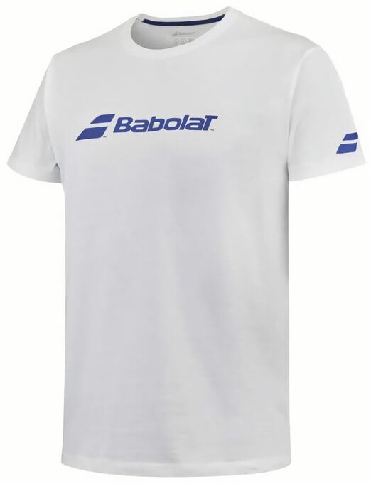 (EU) Футболка для мальчиков Babolat Exercise, Белая (M/L)
