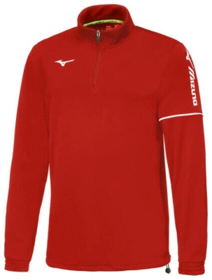 (EU) Лонгслив мужской Mizuno Team Sendai, Красный (S)